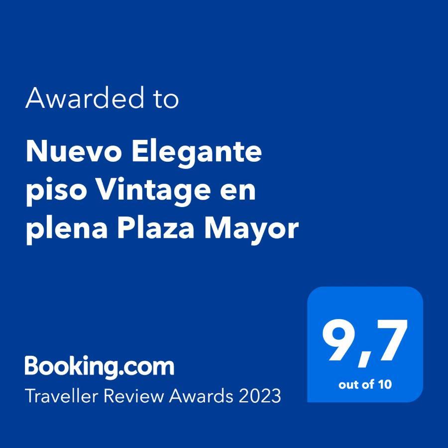 Nuevo Elegante Piso Vintage En Plena Plaza Mayor Madrid Exteriör bild